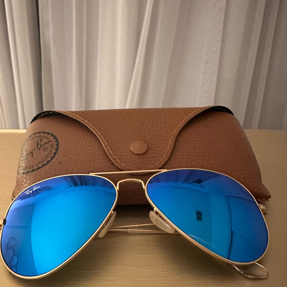 Frame Shape Pilot Frame Color Matte Gold Frame Ma… - image 1